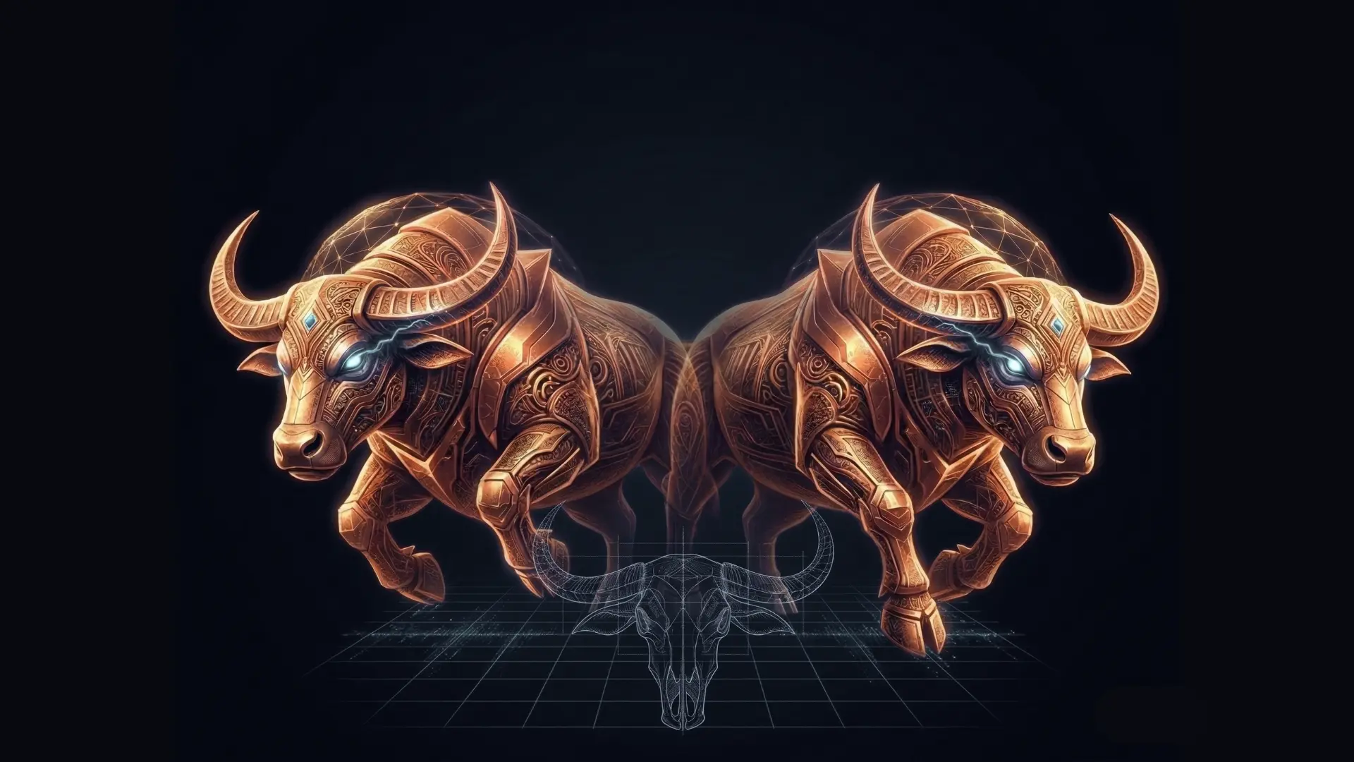 Tedong Silaga Buffalos Background